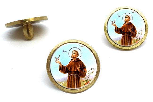 Francis of Assisi Golf Ball Markers